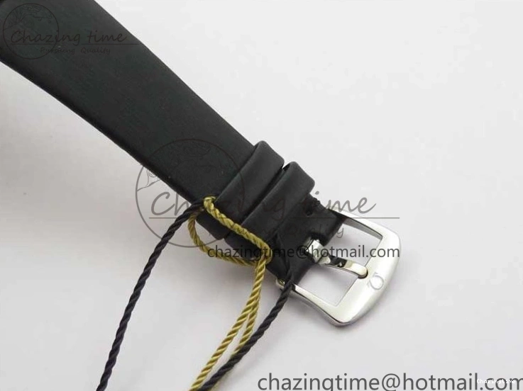 0811 Ladies’ De Ville Trésor Diamond SS 3AF 1:1 Best Edition White MOP Dial RG Markers On Black Fabric strap Swiss Quartz Comfortable 7884